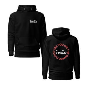 Twilo Classic Logo on Front & See You on the Dance Floor on Back Unisex Hoodie