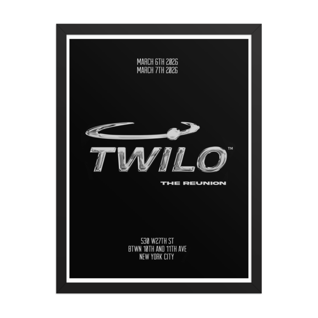 Twilo Reunion limited edition framed poster 18x24 wall art