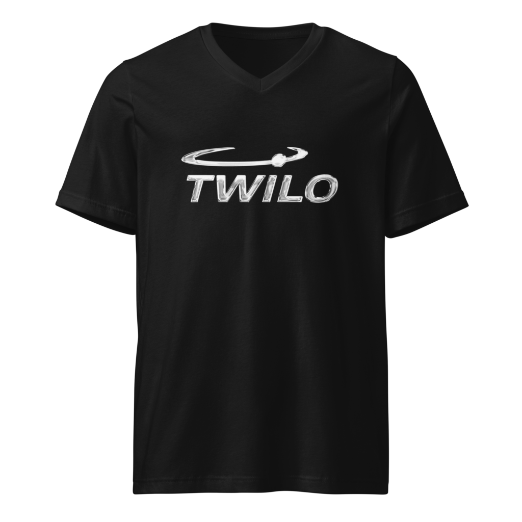 Twilo Classic Logo V-Neck Tee